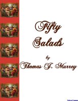 50 Salads For Good Health Free Ebook Compliments Of The Author of the Old-Fashioned Regency Romance novel, A Very Merry Chase